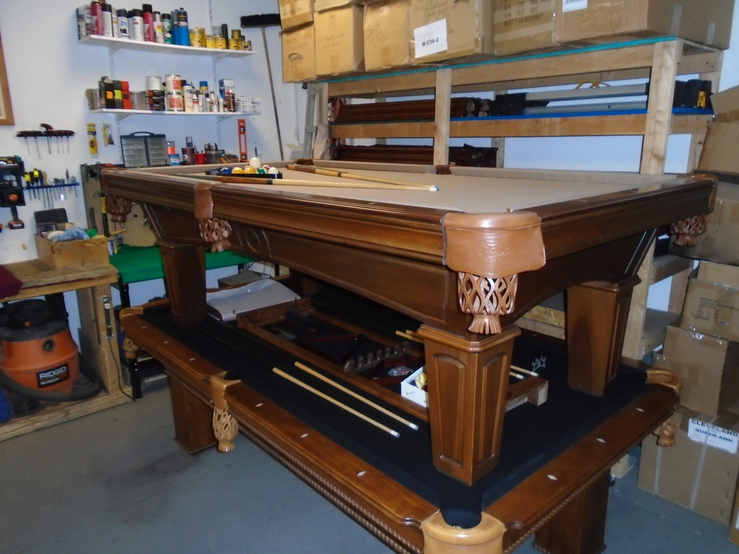 8' Brunswick Kendrick Pool Table